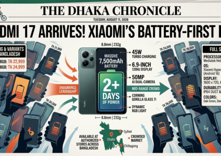Xiaomi Redmi 17 Arrives in Bangladesh: A Battery-First Bet in a Crowded Mid-Range Market