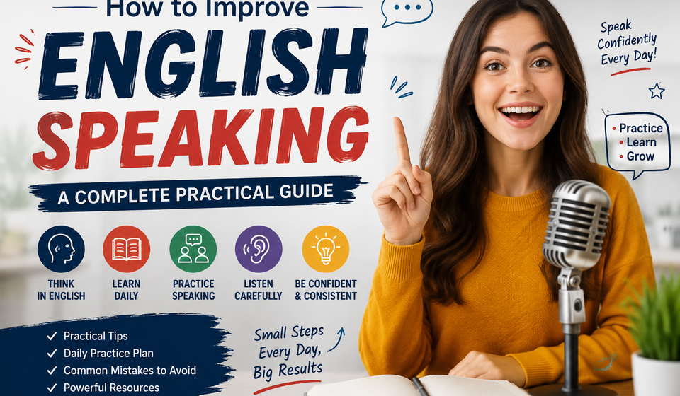 How to Improve English Speaking: A Complete Guide to Speaking English Fluently and Confidently